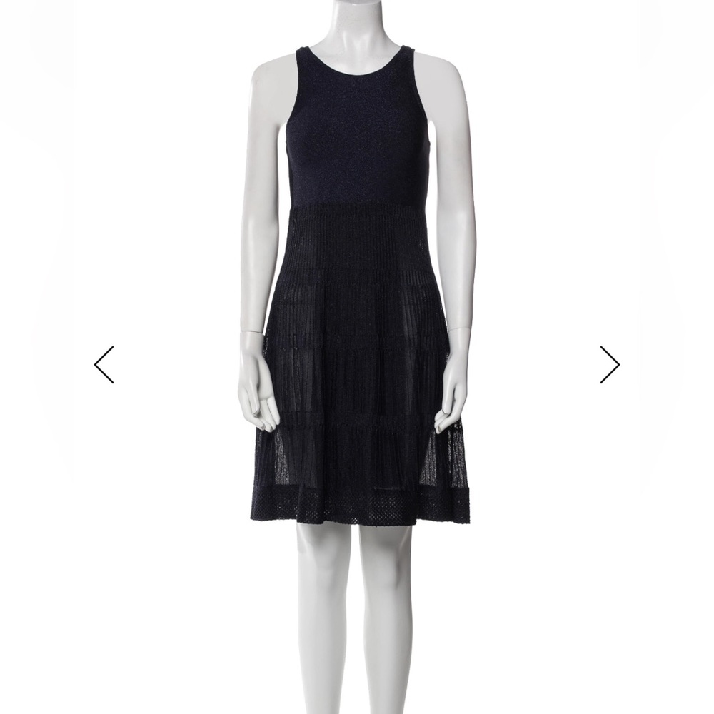 Missoni Navy Shinmer Sleeveless Dress size US 8